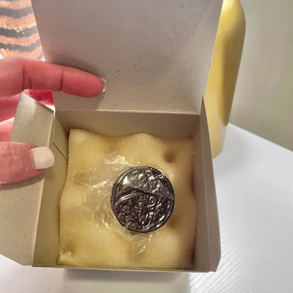 Vintage 90's Oreo Cookie Porcelain Tiny Hinged Trinket Treasure Box - Picture 8 of 12